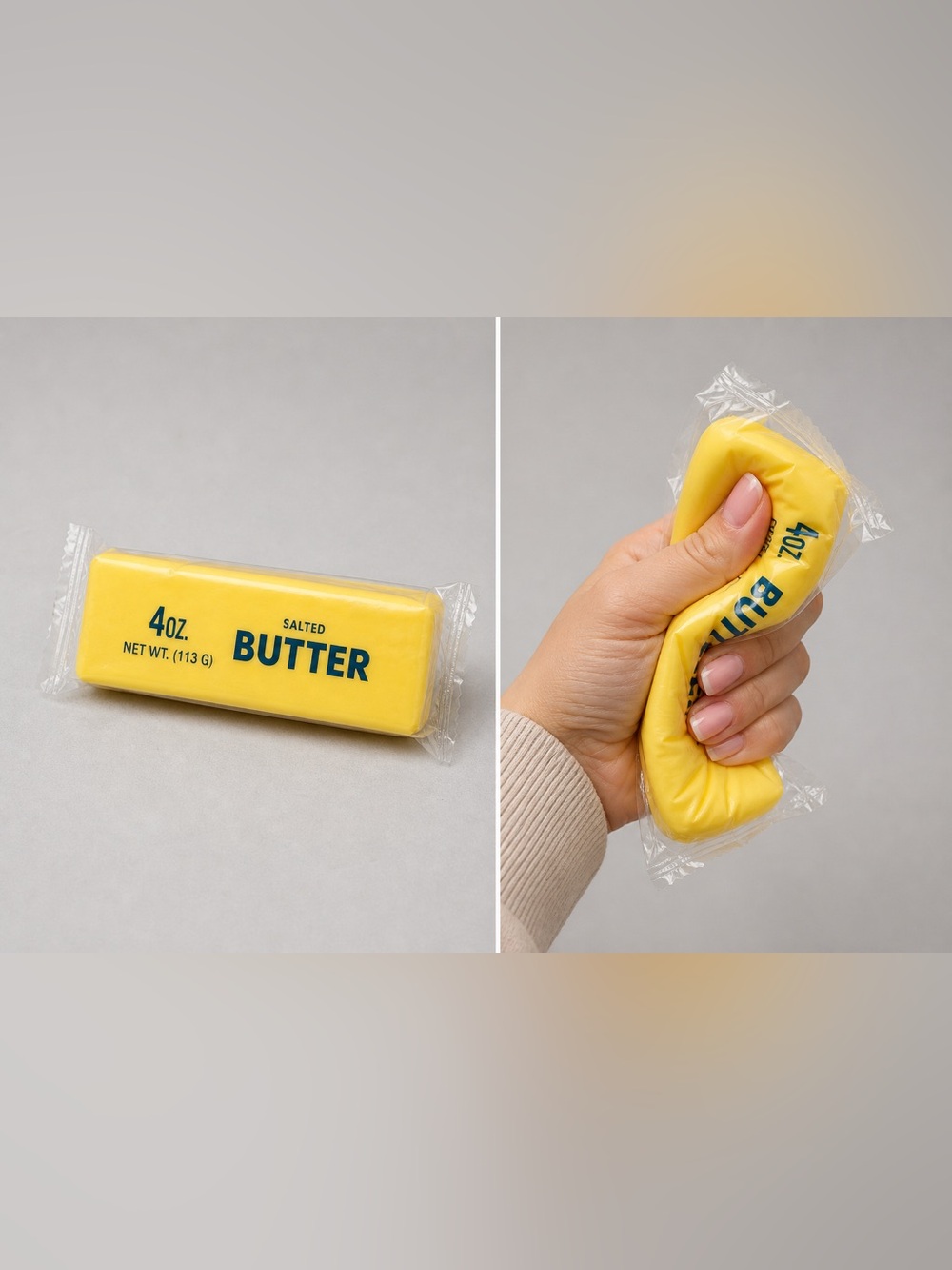 Virtual TikTok Butter Squishy – Scented Like Butter. 1 butter ONLY!